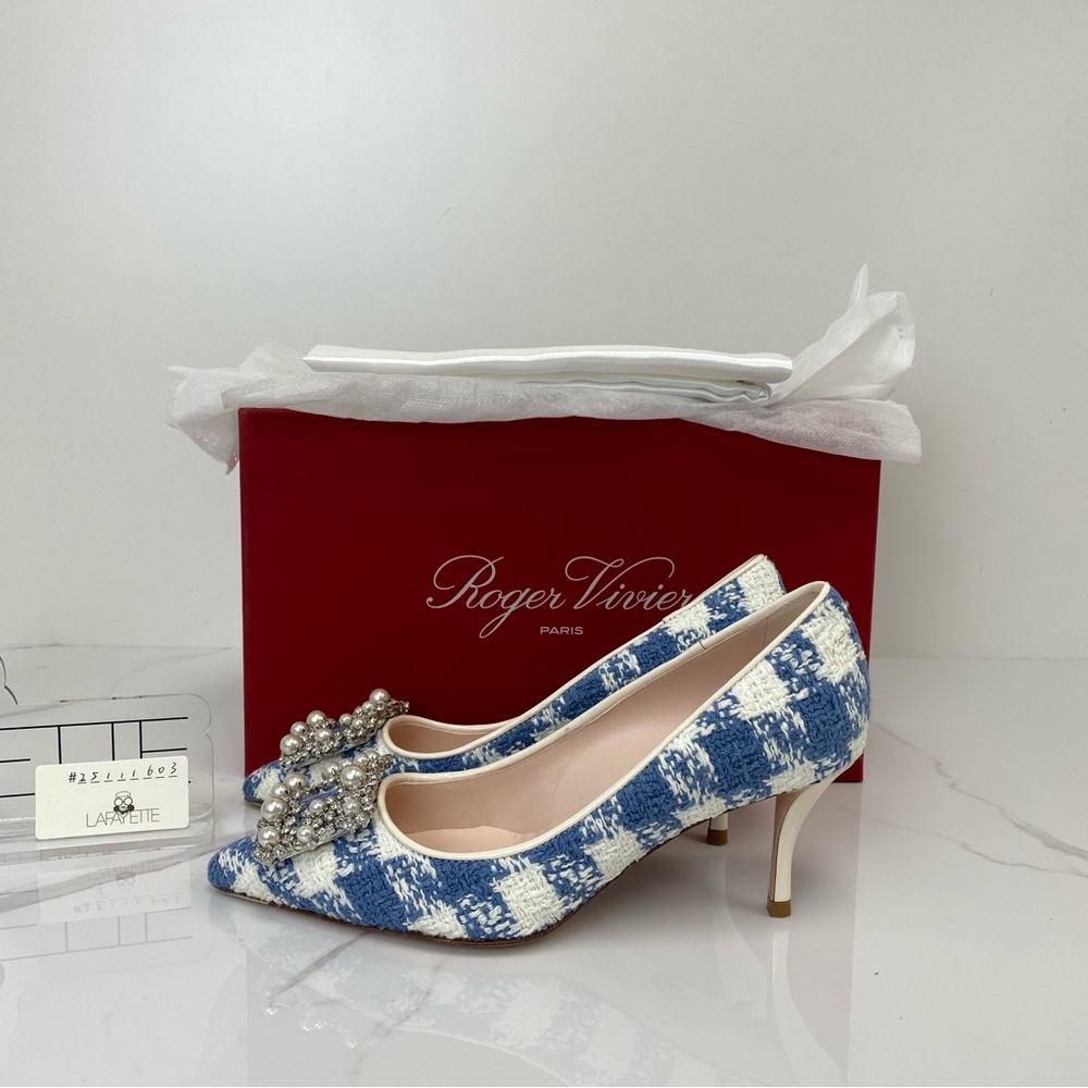 Roger Vivier Flower Strass Pumps - Picture 2 of 6